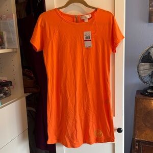 Michael Kors Clementine Orange Top